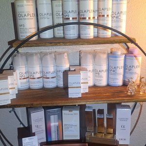 Olaplex:. 0-9  high end makeup, and age defying skincare